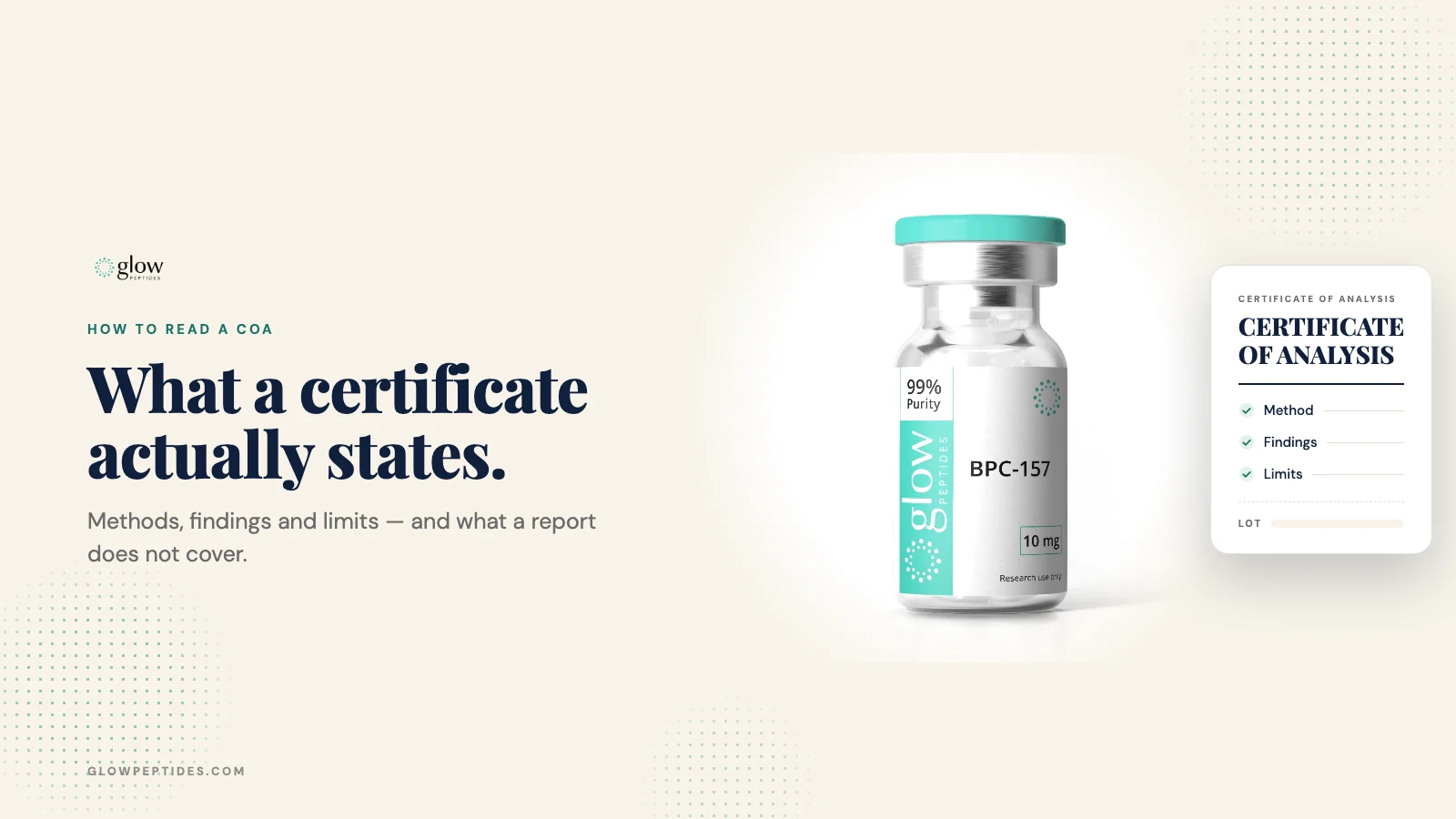 Certificates of Analysis Explained: How to Read a COA and Spot a Fake